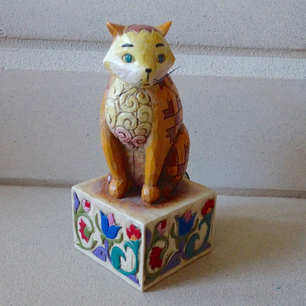 Jim Shore Heartwood Creek Jasper Cat Figurine Decor - Retired, Collectible! - Picture 7 of 10